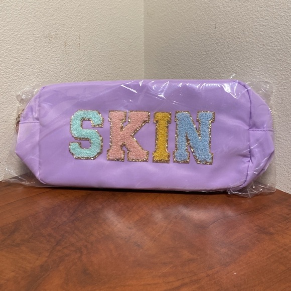 NEW Lavender purple SKIN Cora travel makeup cosmetic skincare bag - Picture 10 of 10